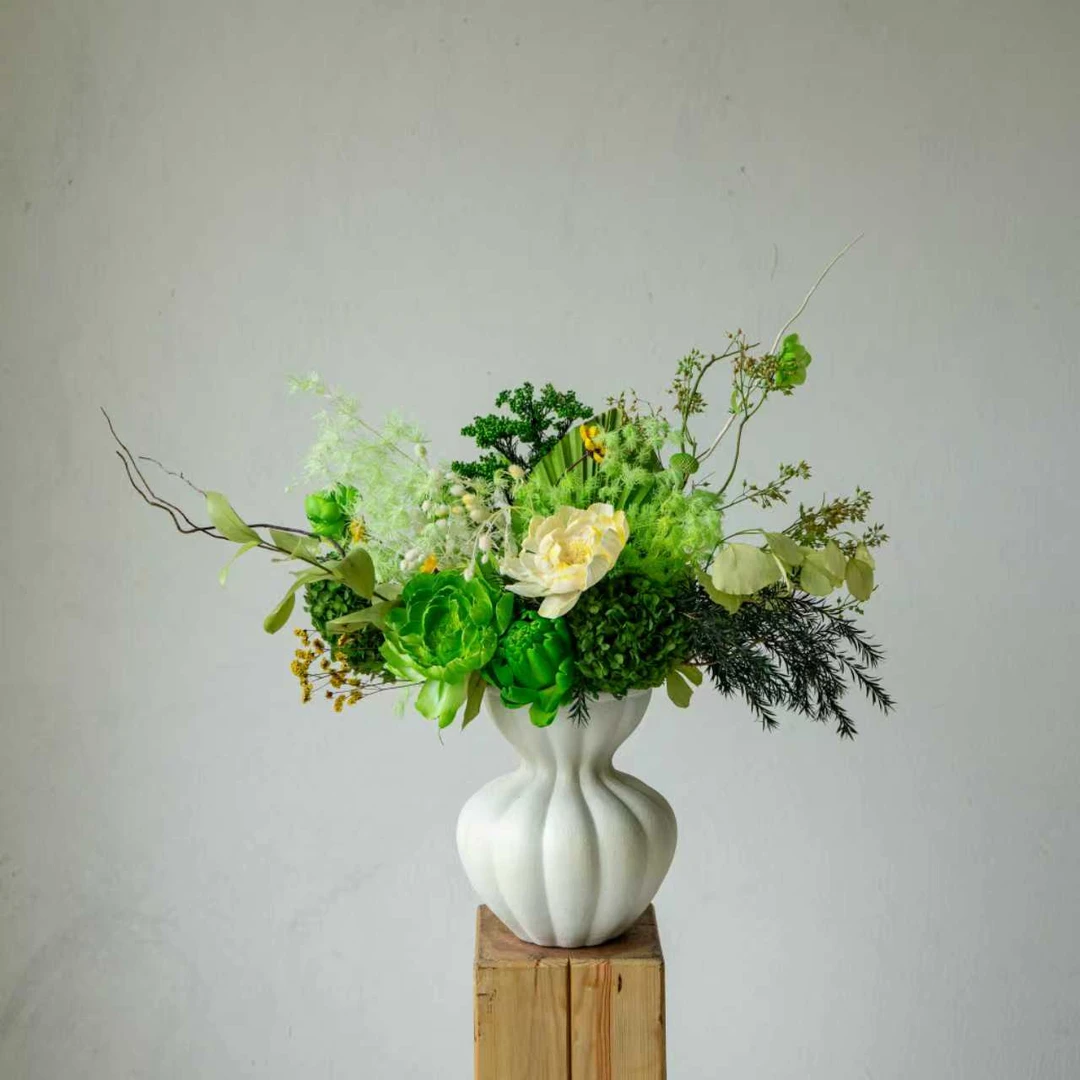 【夏日青】餐桌边几茶几斗柜永生花花束