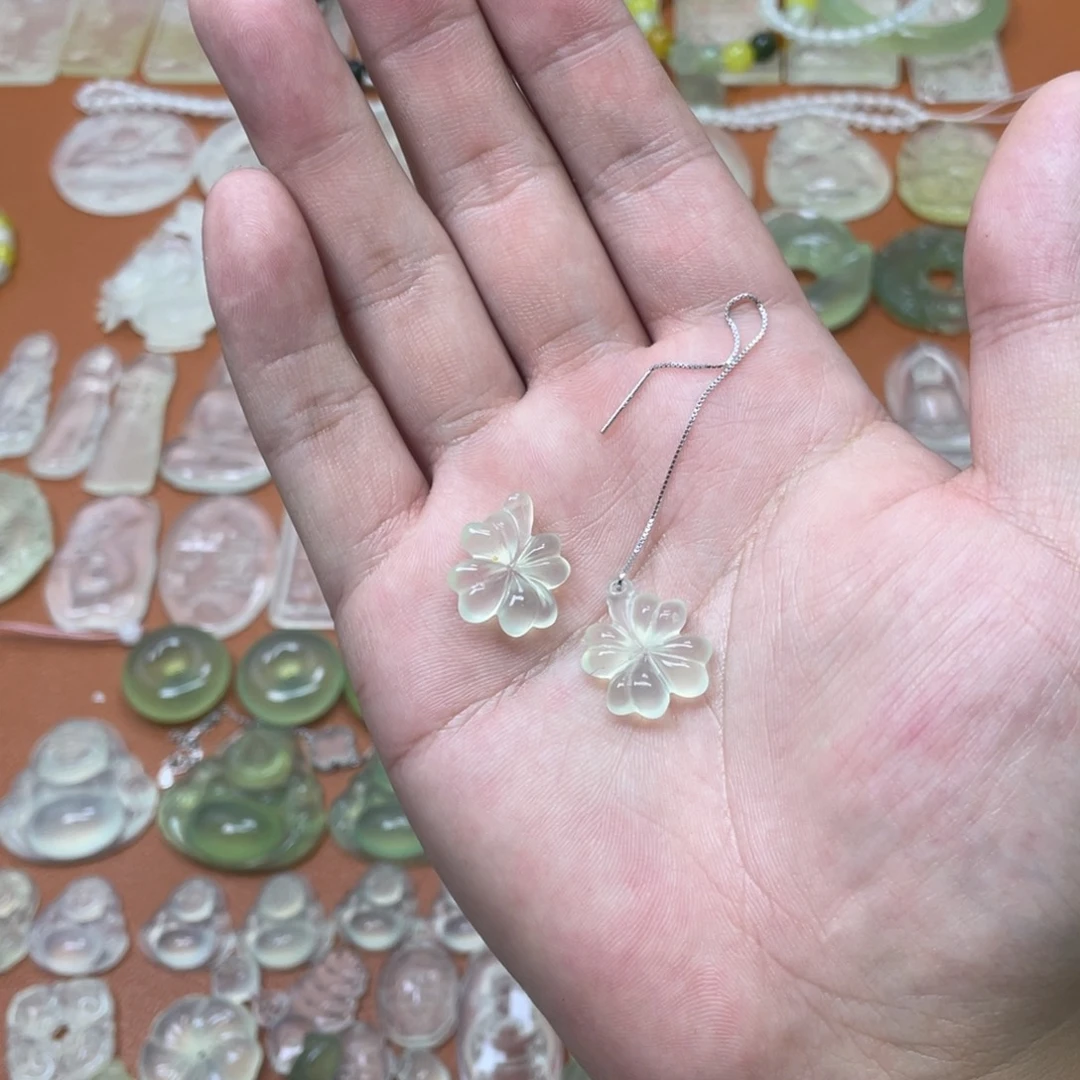 岫玉银S925镶嵌多样性随机发一