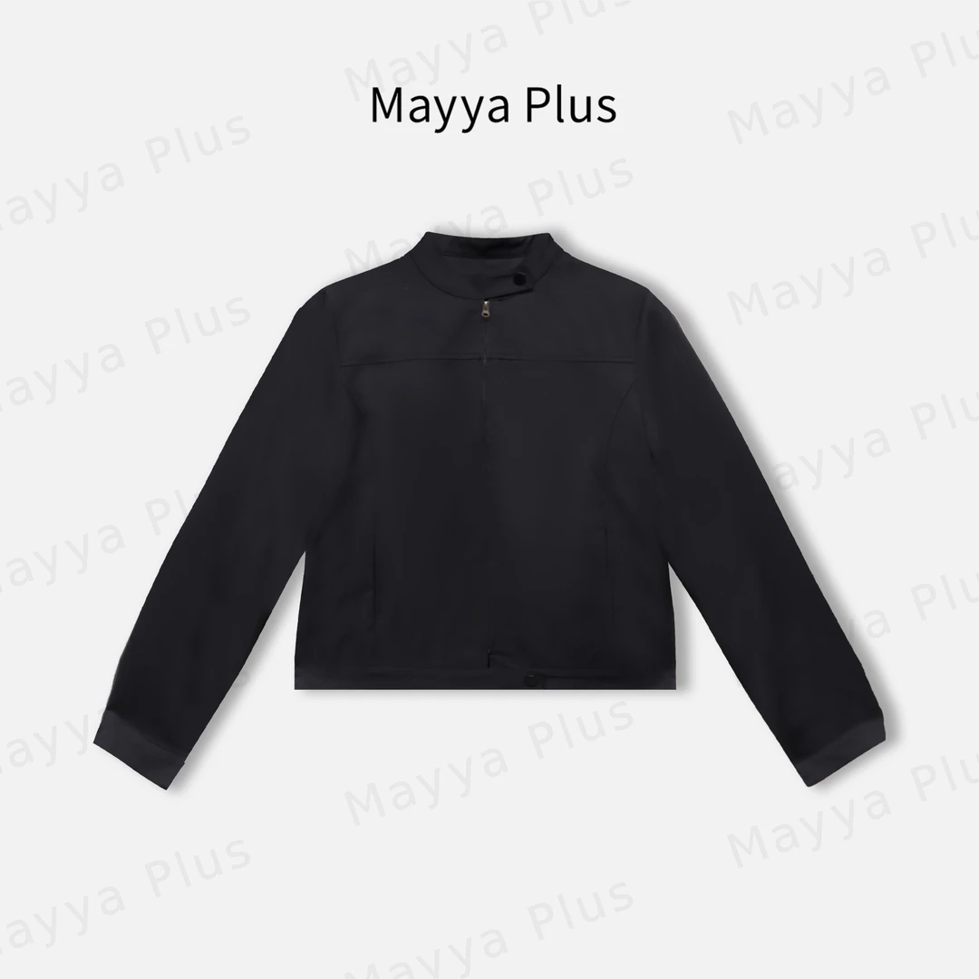 【故事里】Mayya Plus麦芽定制流光风百搭气质夹克短外套女32537250