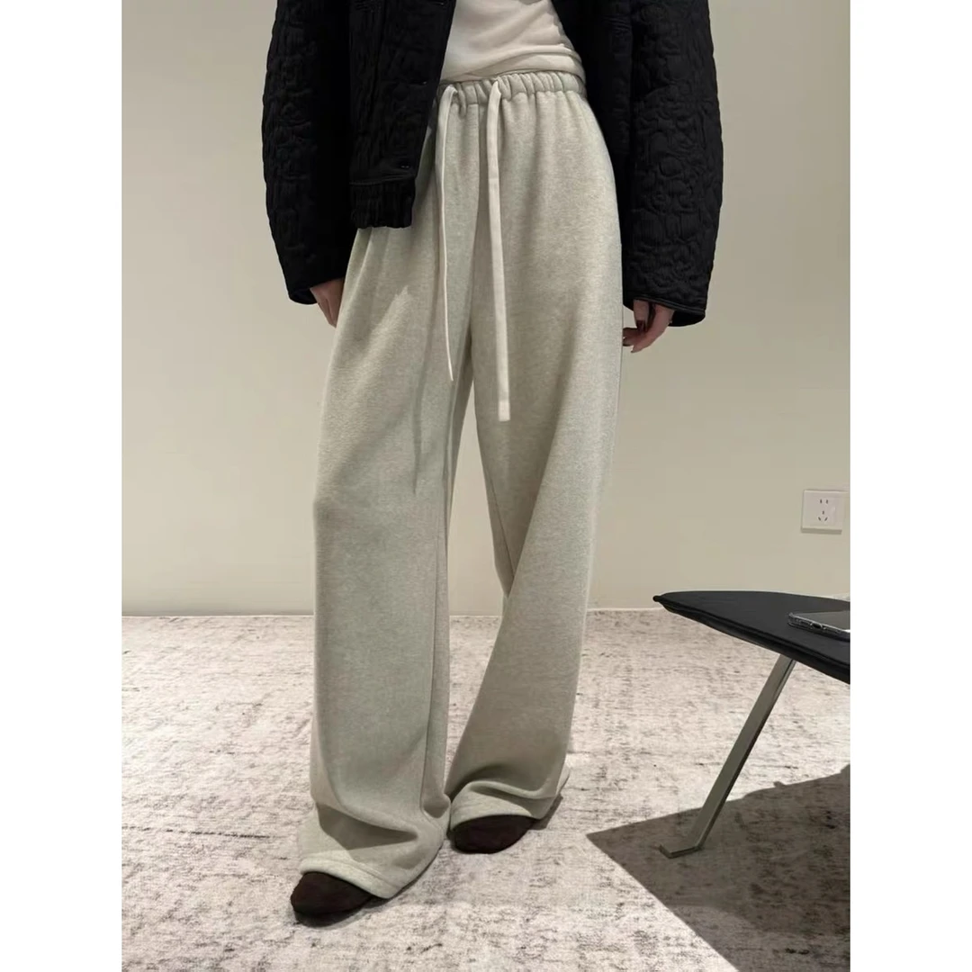 9921 秋冬加绒糯米裤