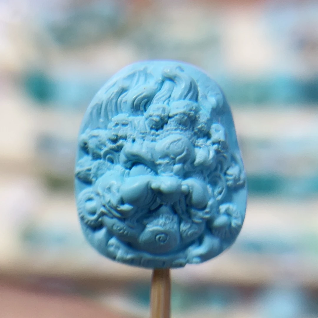 绿松石珠宝半成品未镶嵌