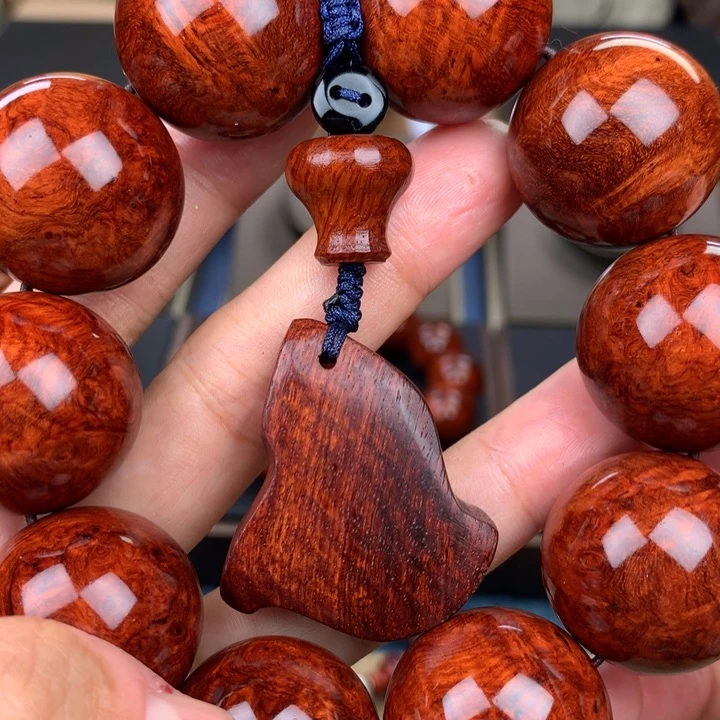 花梨木类手串手链2.5瘤疤水波