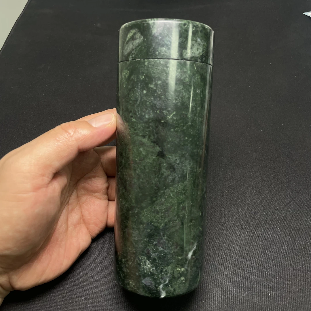 蛇纹石玉杯子多样性发一