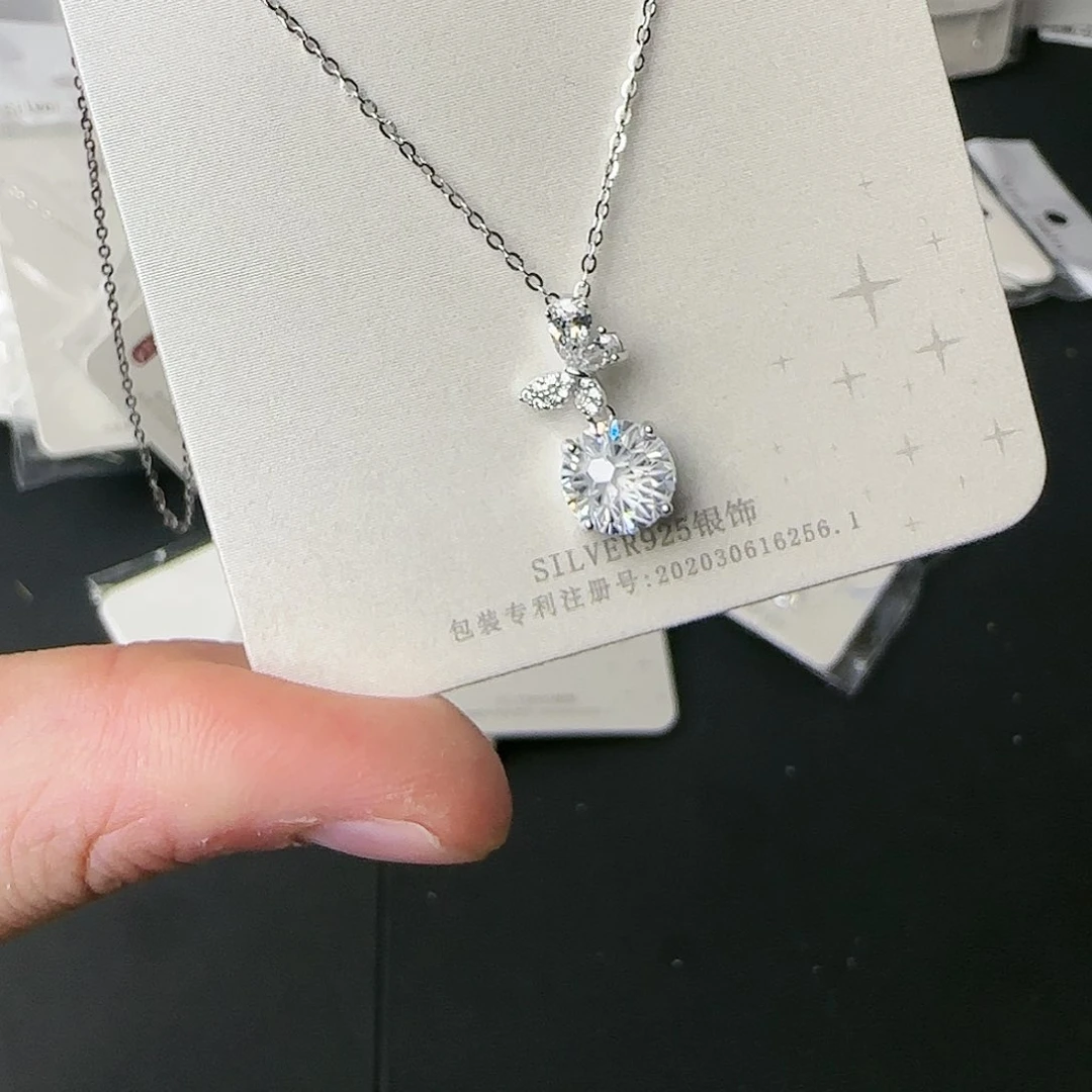 吊坠925银合成立方氧化锆