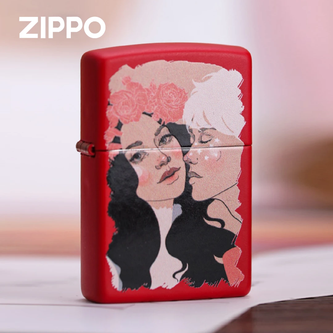 ZIPPO打火机 花的嫁纱 防风煤油打火机可爱送礼物TCH1X1