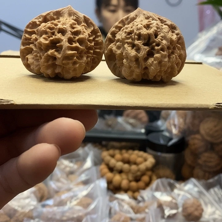 把件文玩核桃47.5官帽大肚子