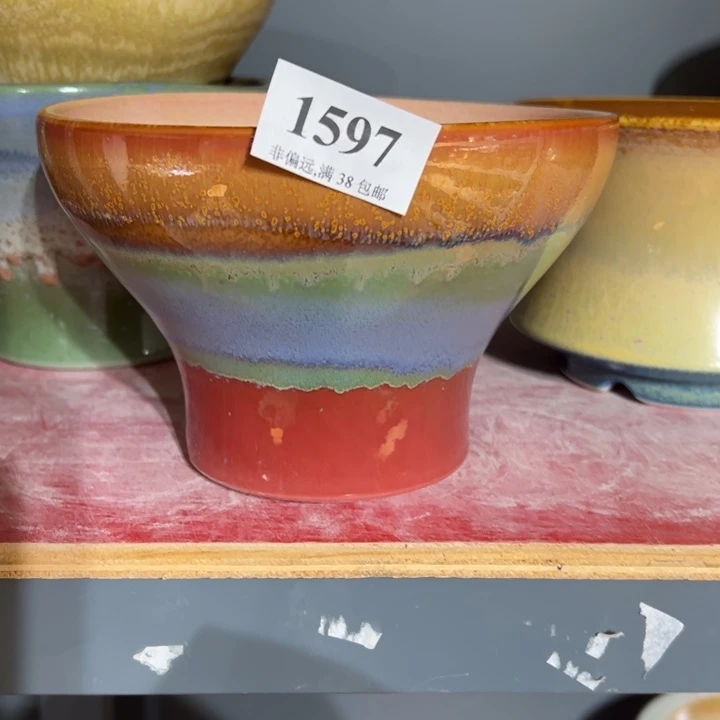 口15 手工花盆满30包邮