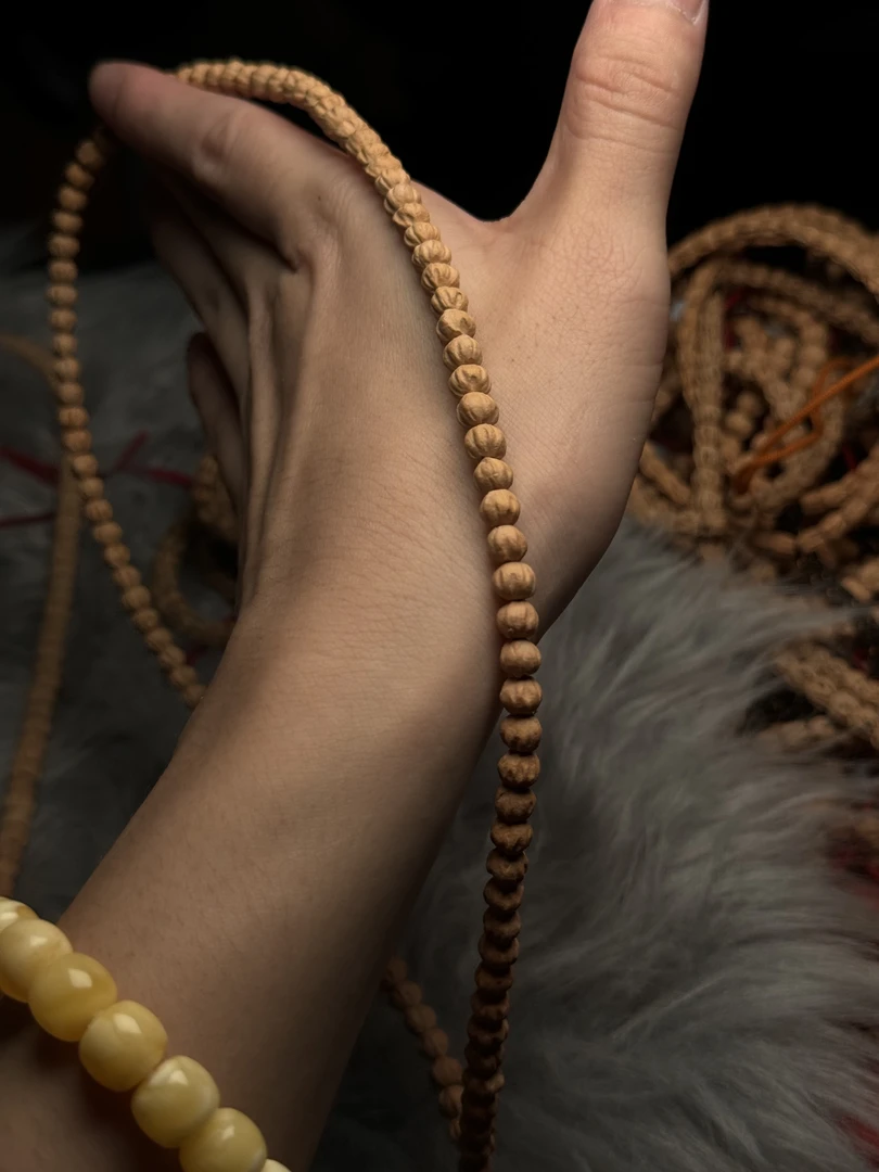 热振柏香籽粉皮原桩金豆尺寸6