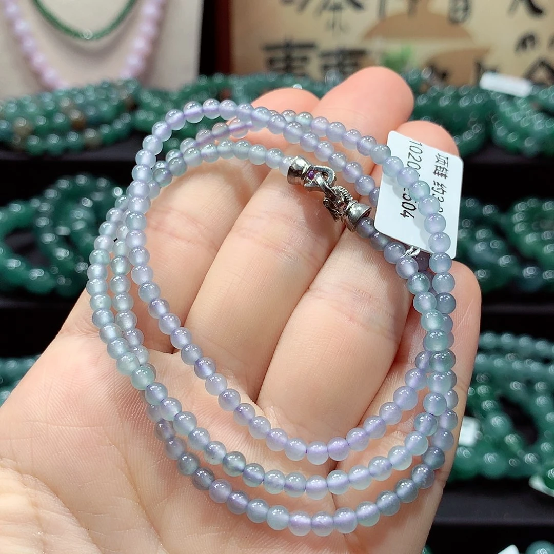 翡翠未镶嵌手链卡3.6