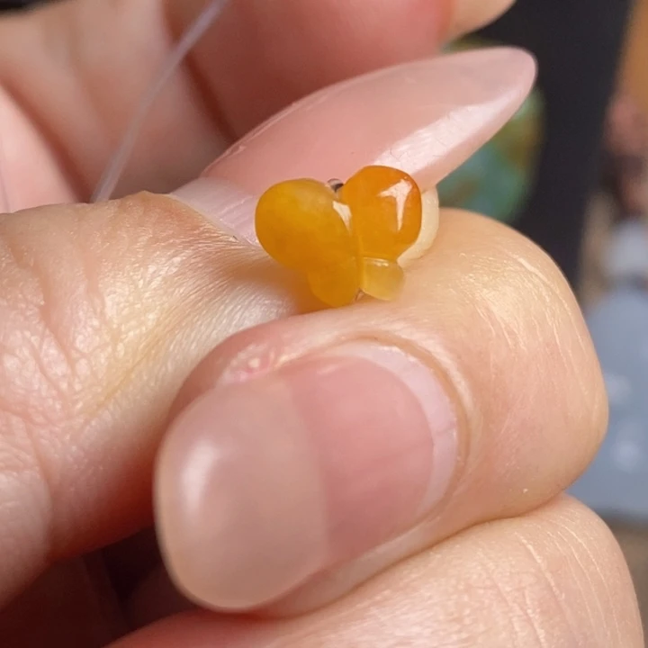 颈饰未镶嵌翡翠天然翡翠