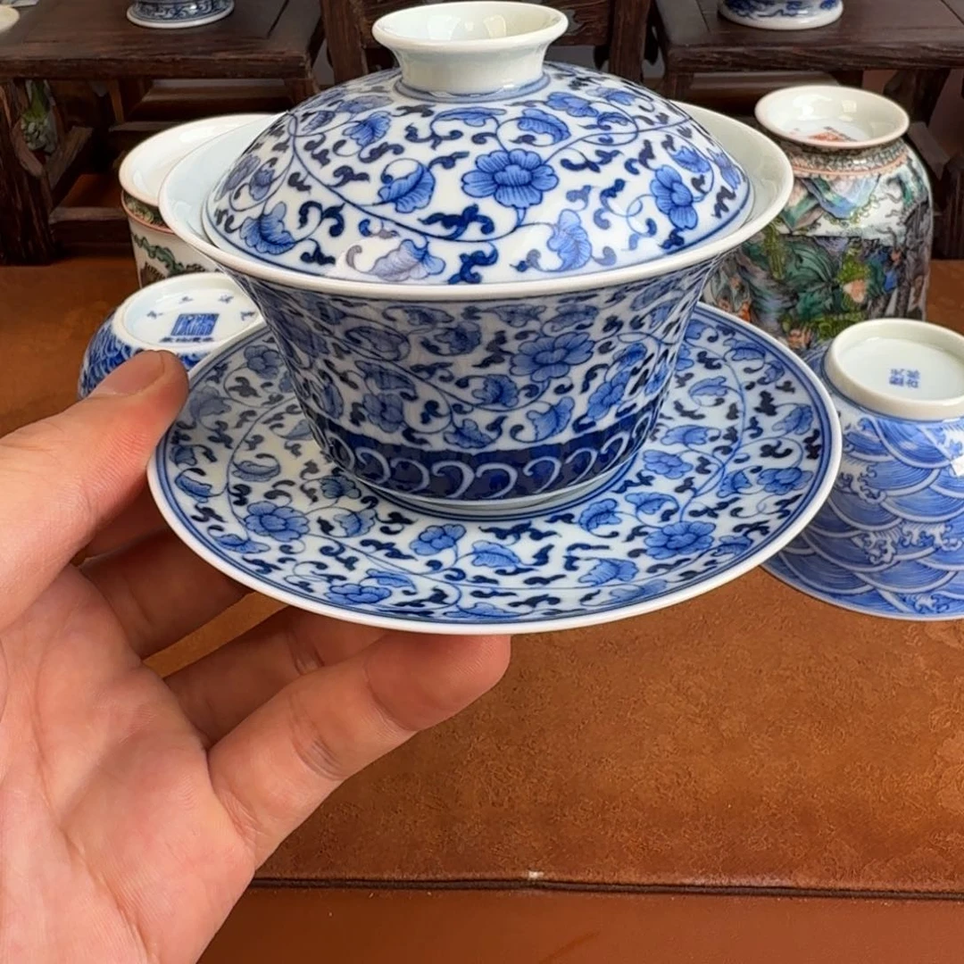 瓷片景德镇瓷器手工手绘