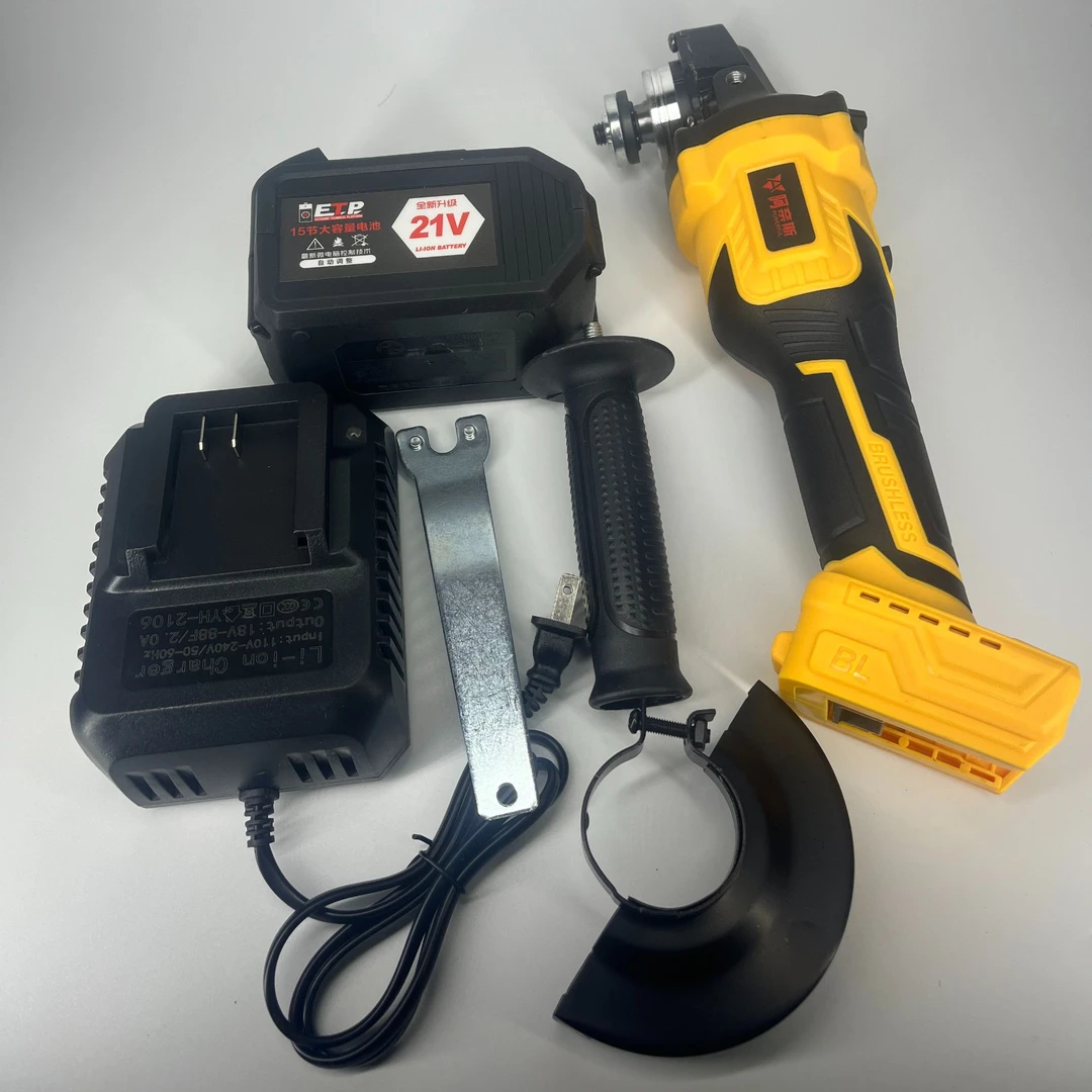 无刷锂电角磨机一电一充.纸箱