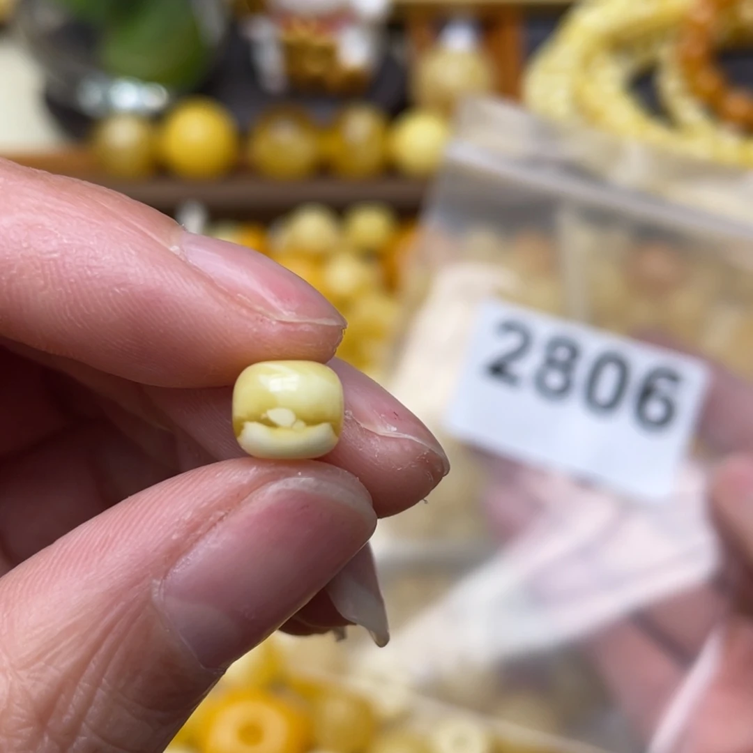 蜜蜡珠宝奇石未镶嵌粉8