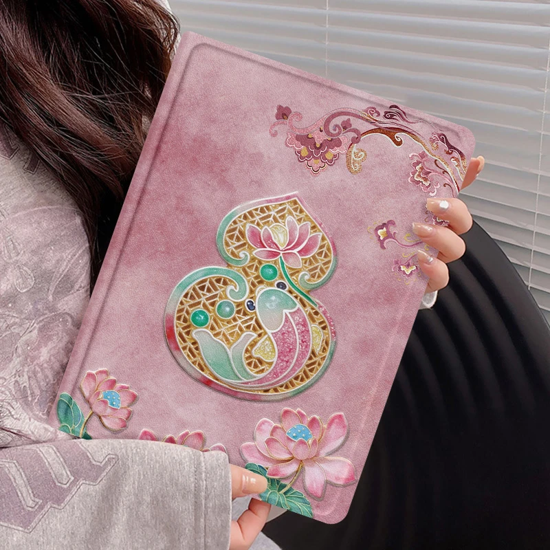 莲鲤福运华为matepad11.5s保护套matepadpro12.2平板壳新款2025女