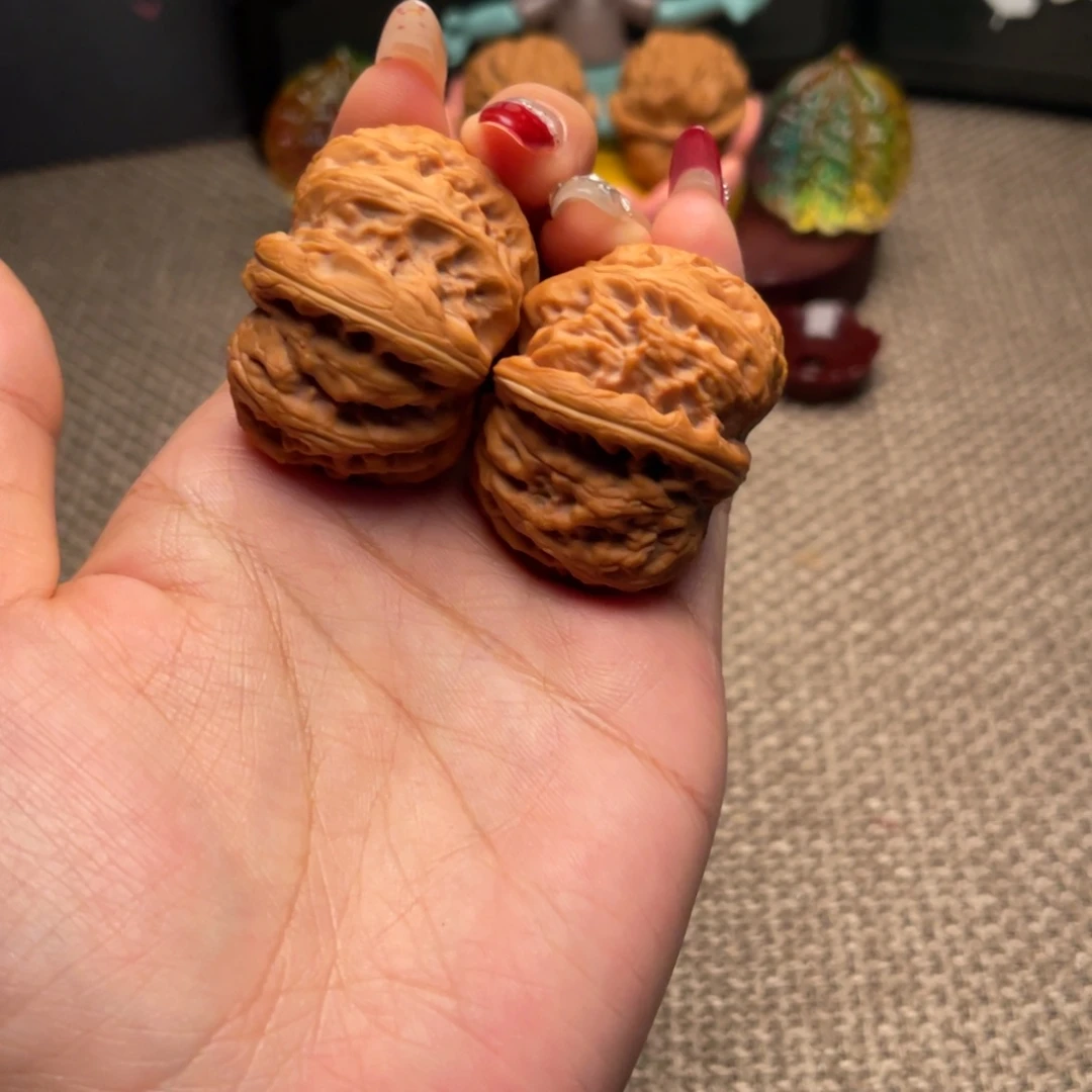 世***雨文玩核桃把件平谷元宝43✖️39