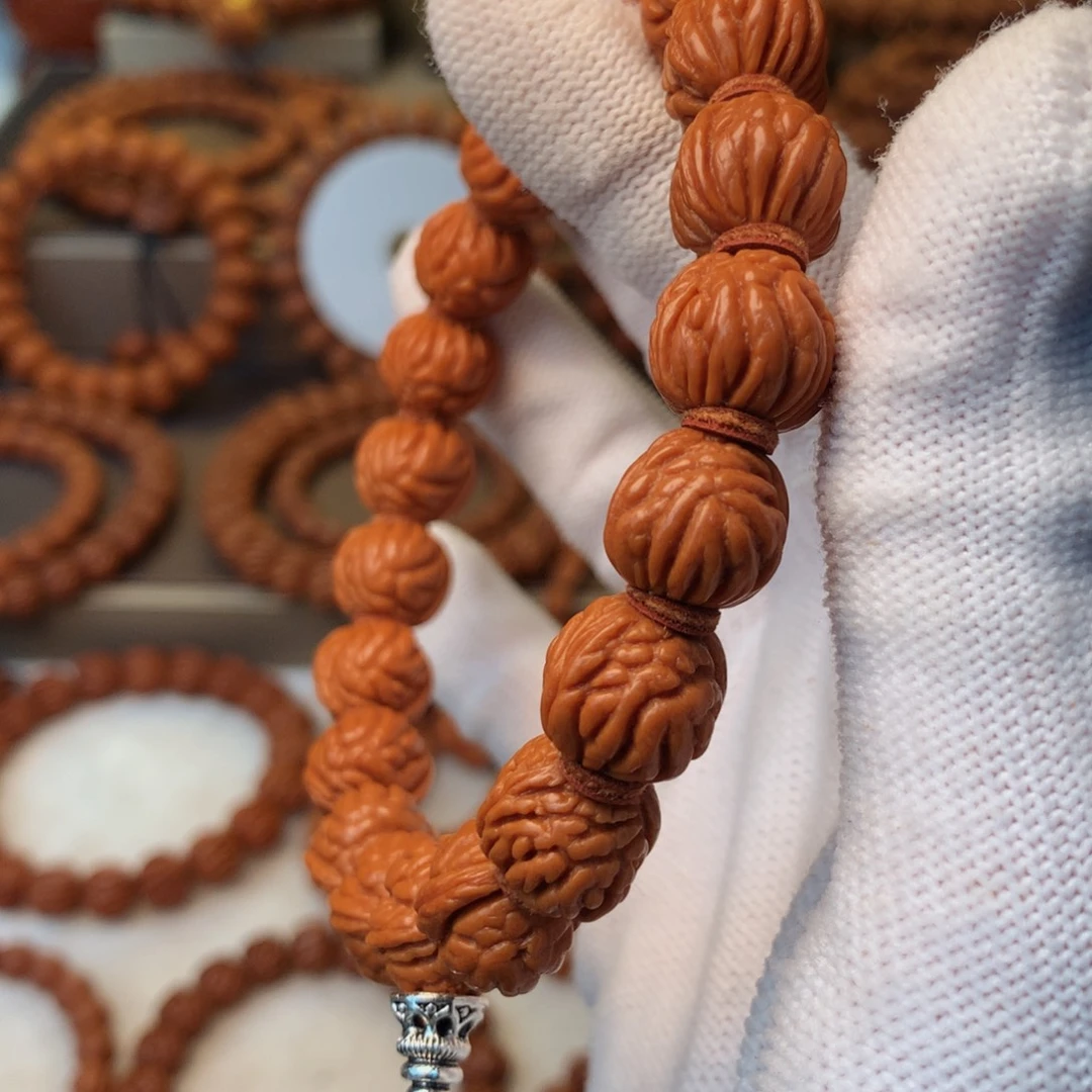 手串桃核秦岭龙纹