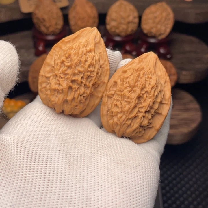 把件文玩核桃秦岭野生山魄系列鸾影33全