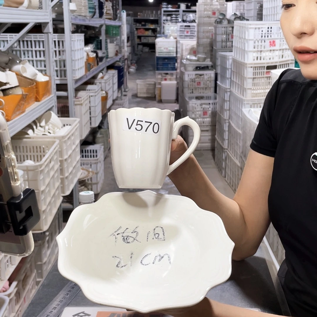 瓷片570             2杯2盘