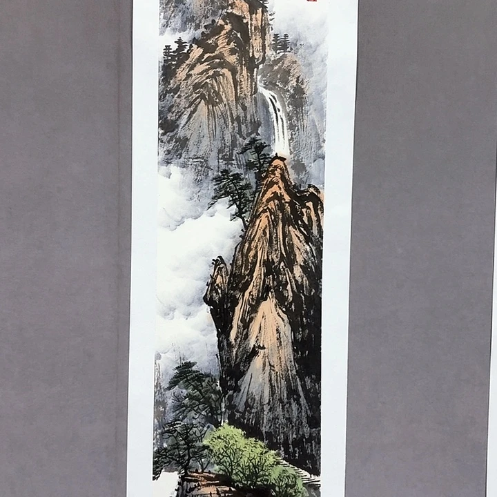 国画亲笔手绘放心去藏