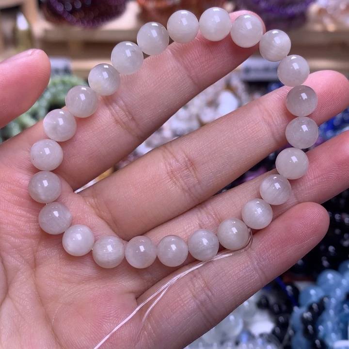 未镶嵌手串水晶7.6兔毛