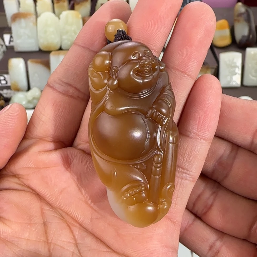 安***佳和田玉（糖玉）未镶嵌颈饰