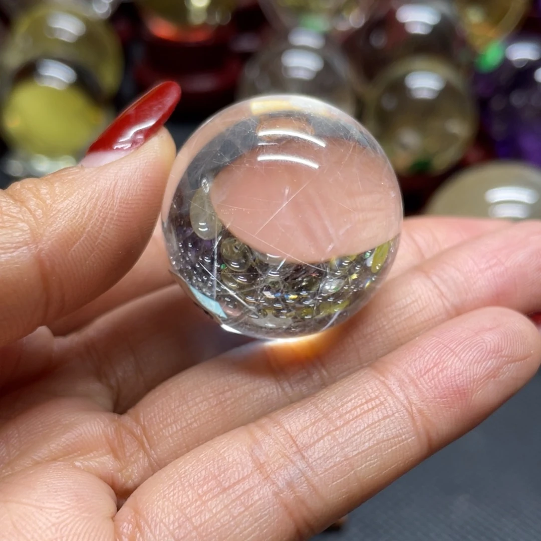 水晶蓝1192未镶嵌兔**天然水晶