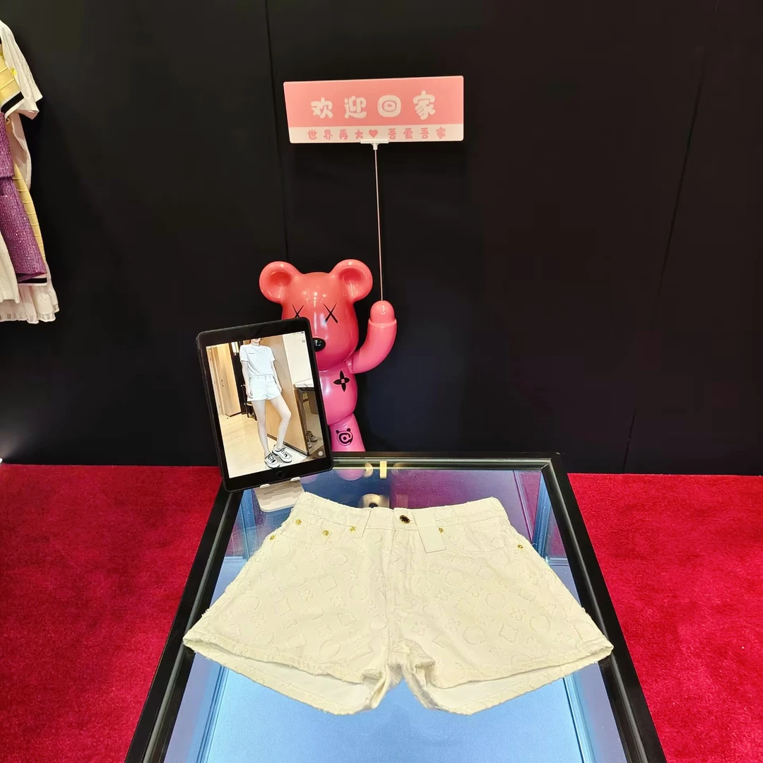4850 夏季牛仔短裤白色休闲直筒裤薄款女士时尚百搭