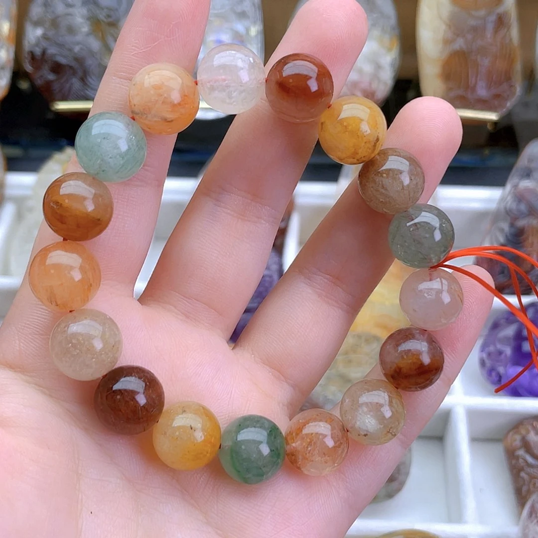 未镶嵌颈饰水晶彩兔毛12左右