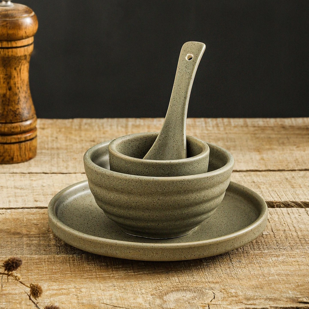 日式餐具酒店日料摆台餐具四件套餐厅一人食碗碟套装火锅店餐具