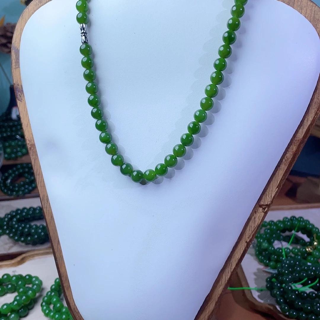 和田玉（碧玉）未镶嵌颈饰8