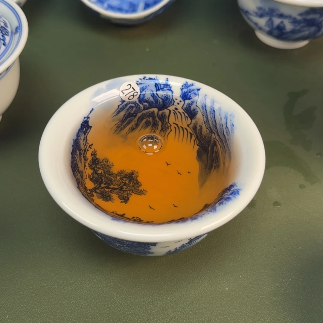 景德镇纯手绘茶具圆圆278