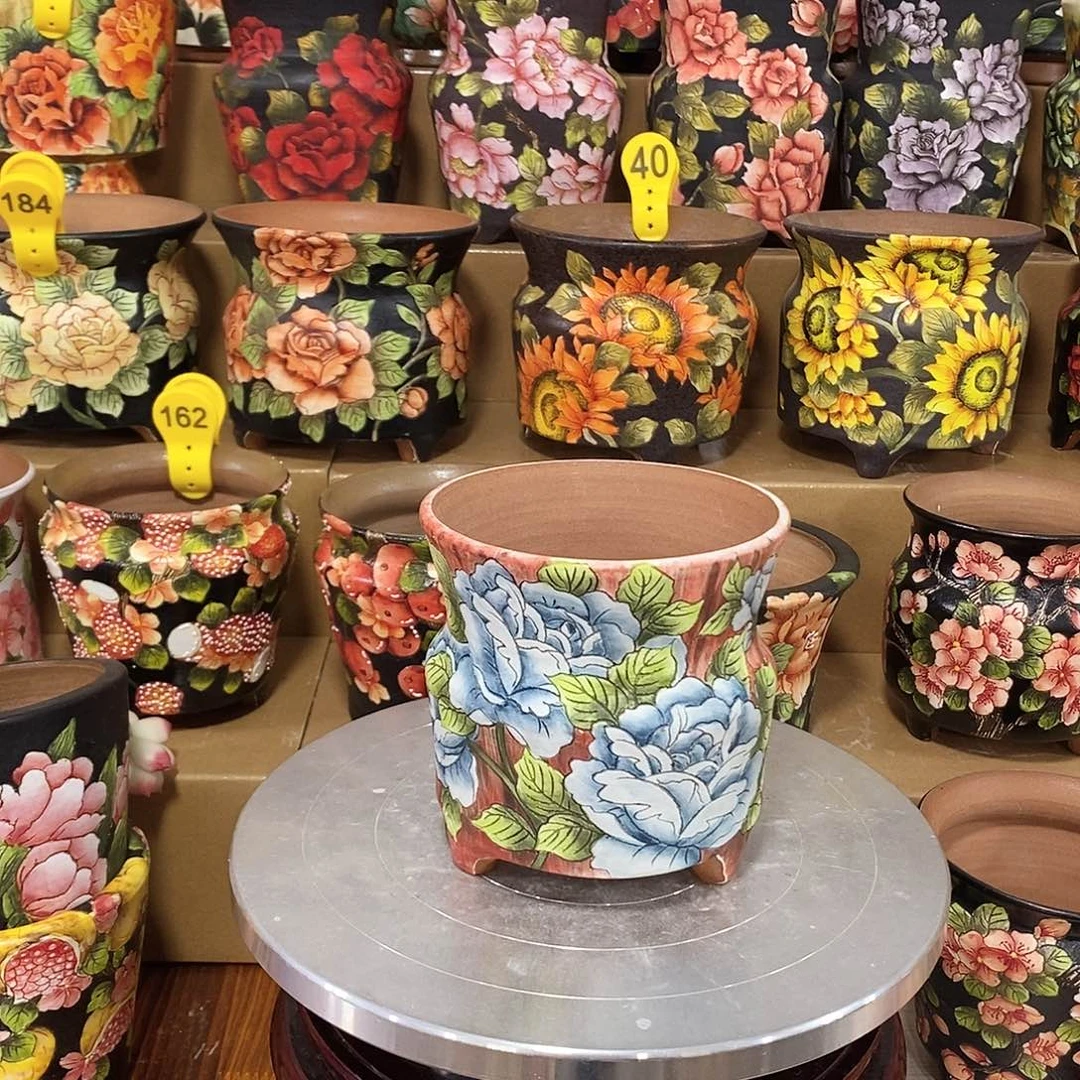 景德镇精品博采美盆