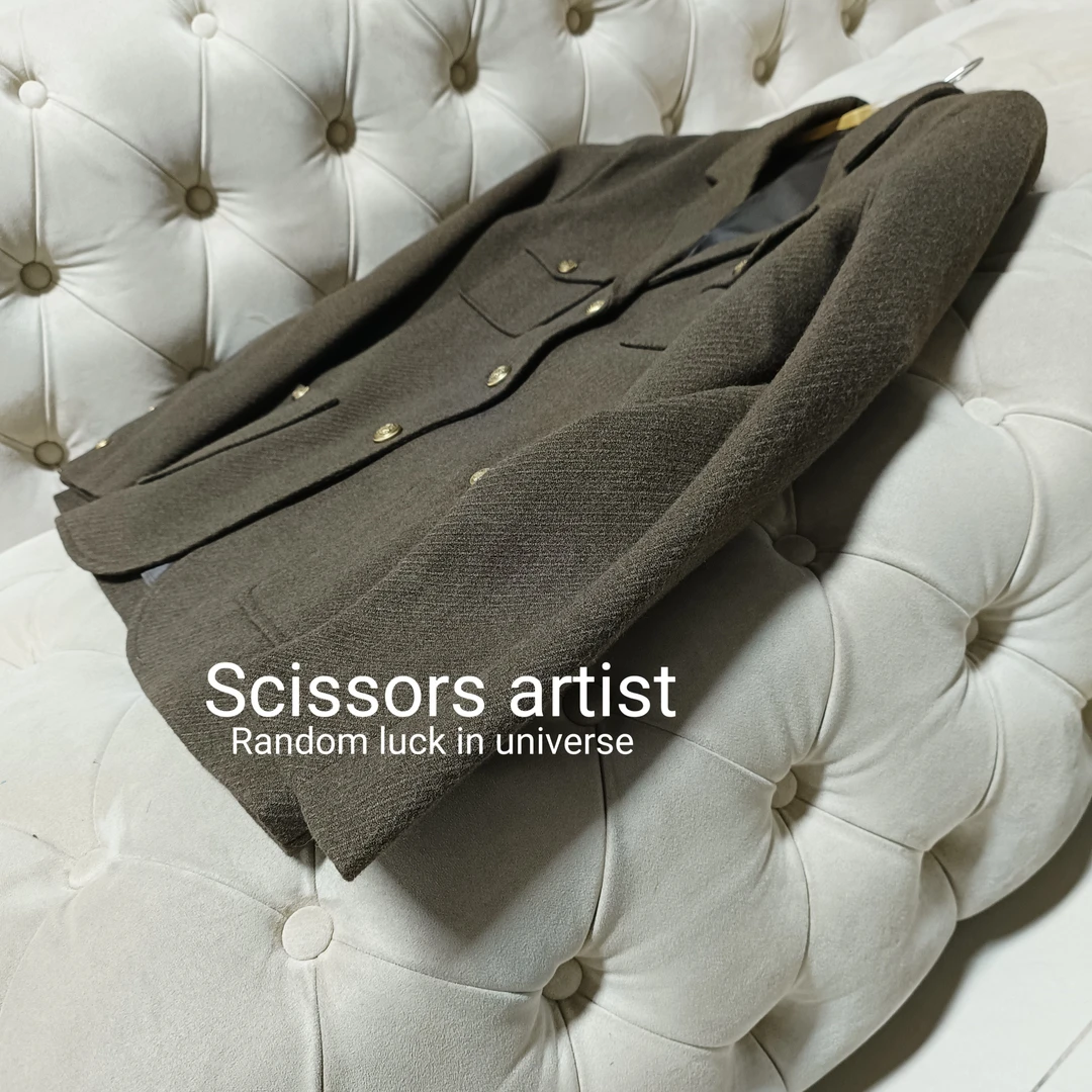 【Scissors artist】高端设计师走秀女装外套4830