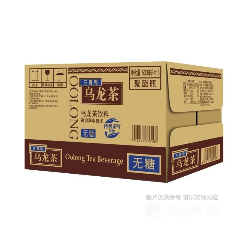 三得利SUNTORY 无糖乌龙茶饮料 500ml*15瓶/箱