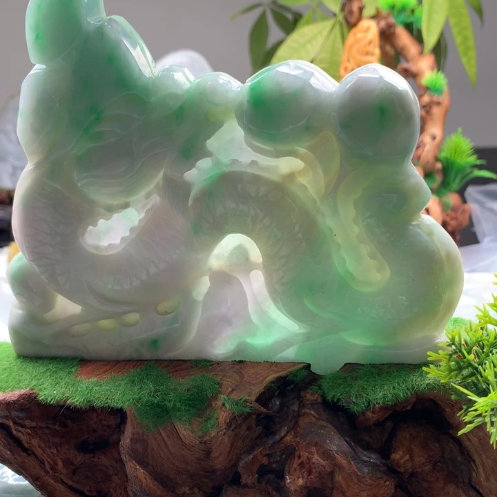 流***星翡翠未镶嵌颈饰保真天然a货翡翠