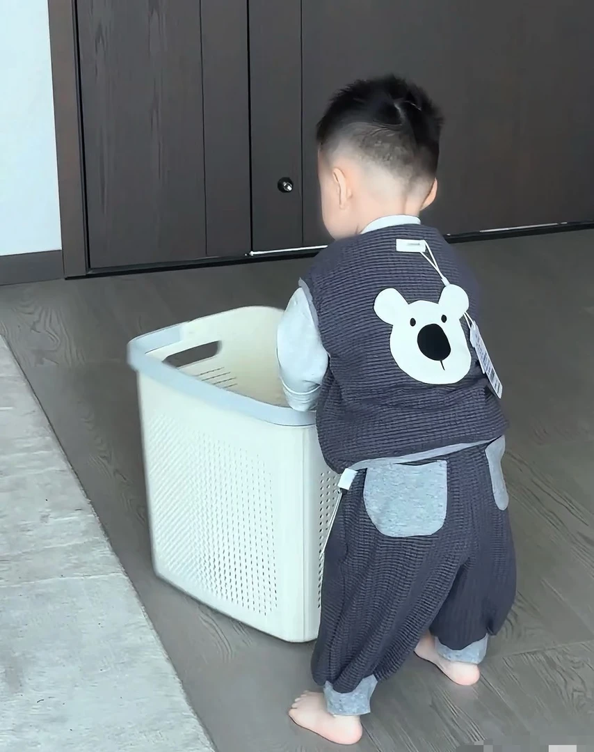 【三木】Sanmu baby定制款卡通灰脸熊婴童三件套
