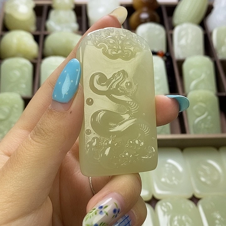昆仑石双面守护蛇