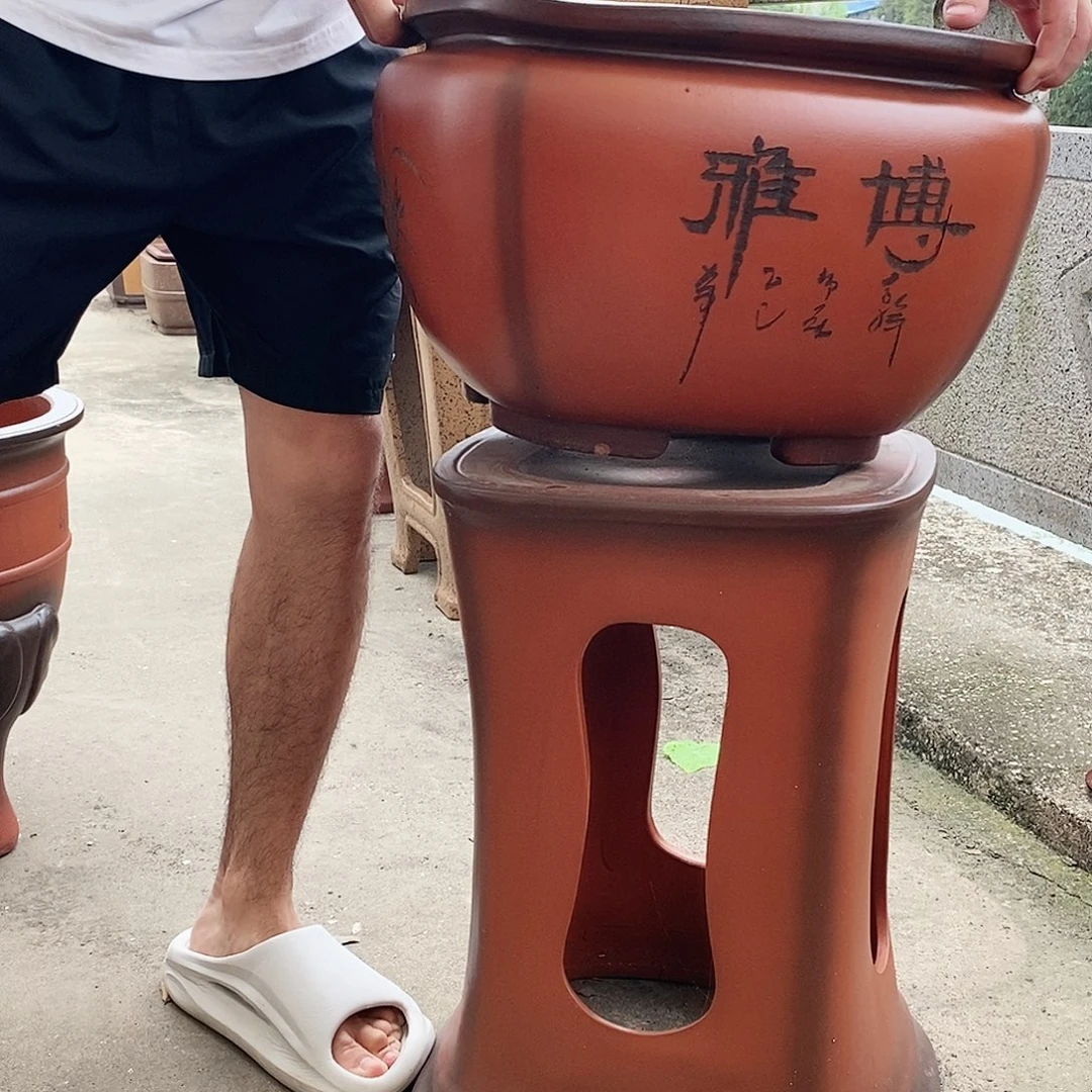 紫砂花盆紫砂花盆