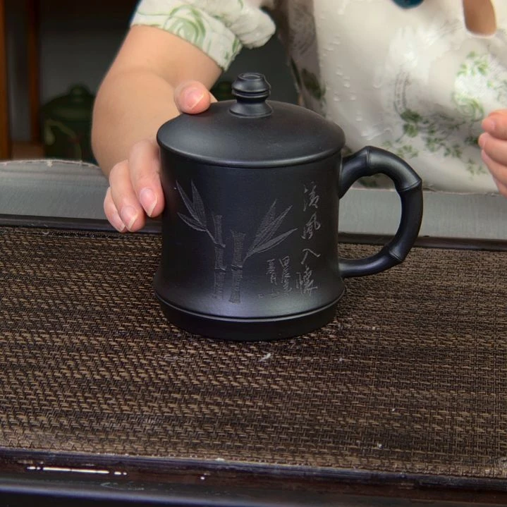 茶杯紫砂高货放漏