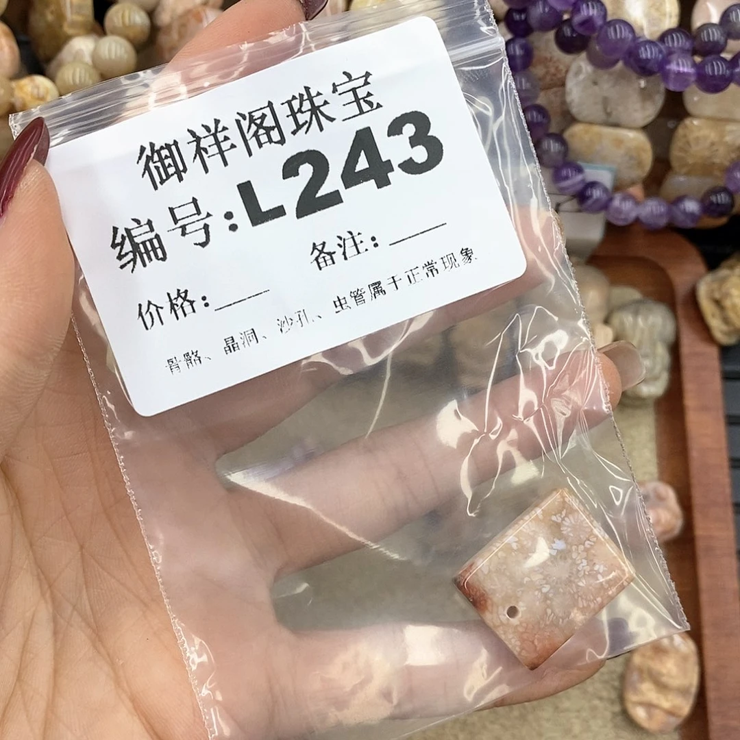 硅化珊瑚（珊瑚玉）L198未镶嵌企***队