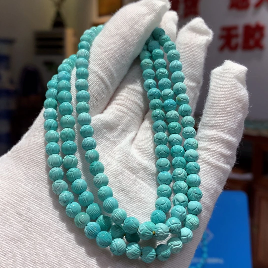 未镶嵌绿松石长链