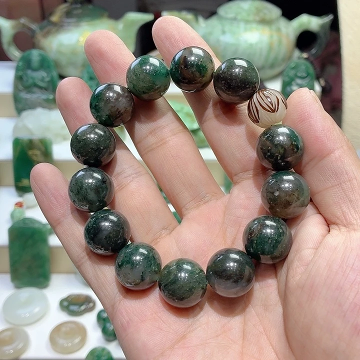 独山玉未镶嵌手串卡16