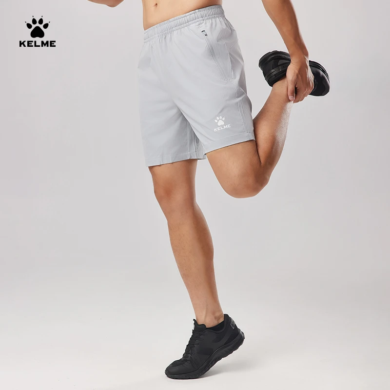 【速干休闲短裤】卡尔美夏季健身运动跑步四分短裤男速干潮流新品