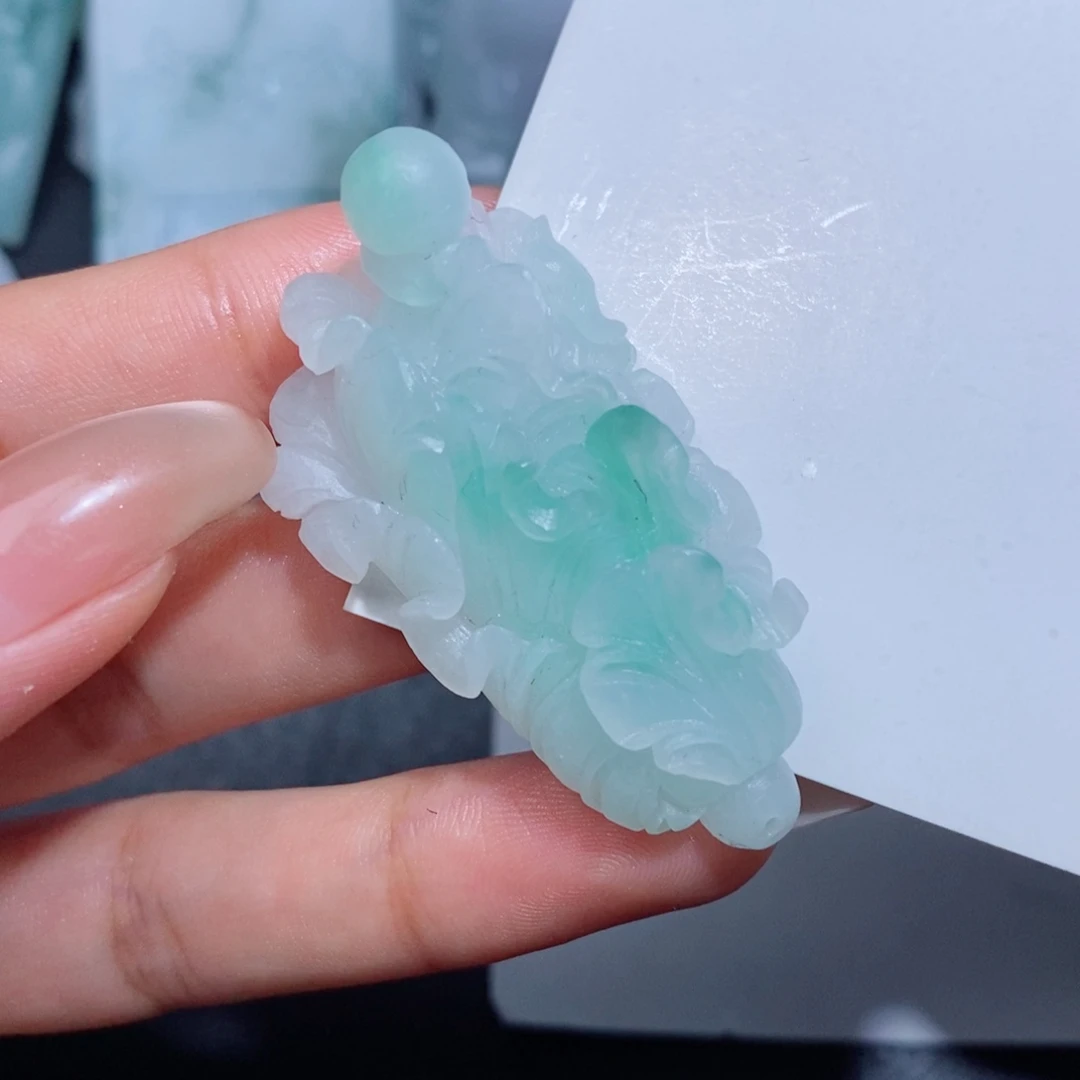 定制翡翠未镶嵌定制毛货翡翠挂件