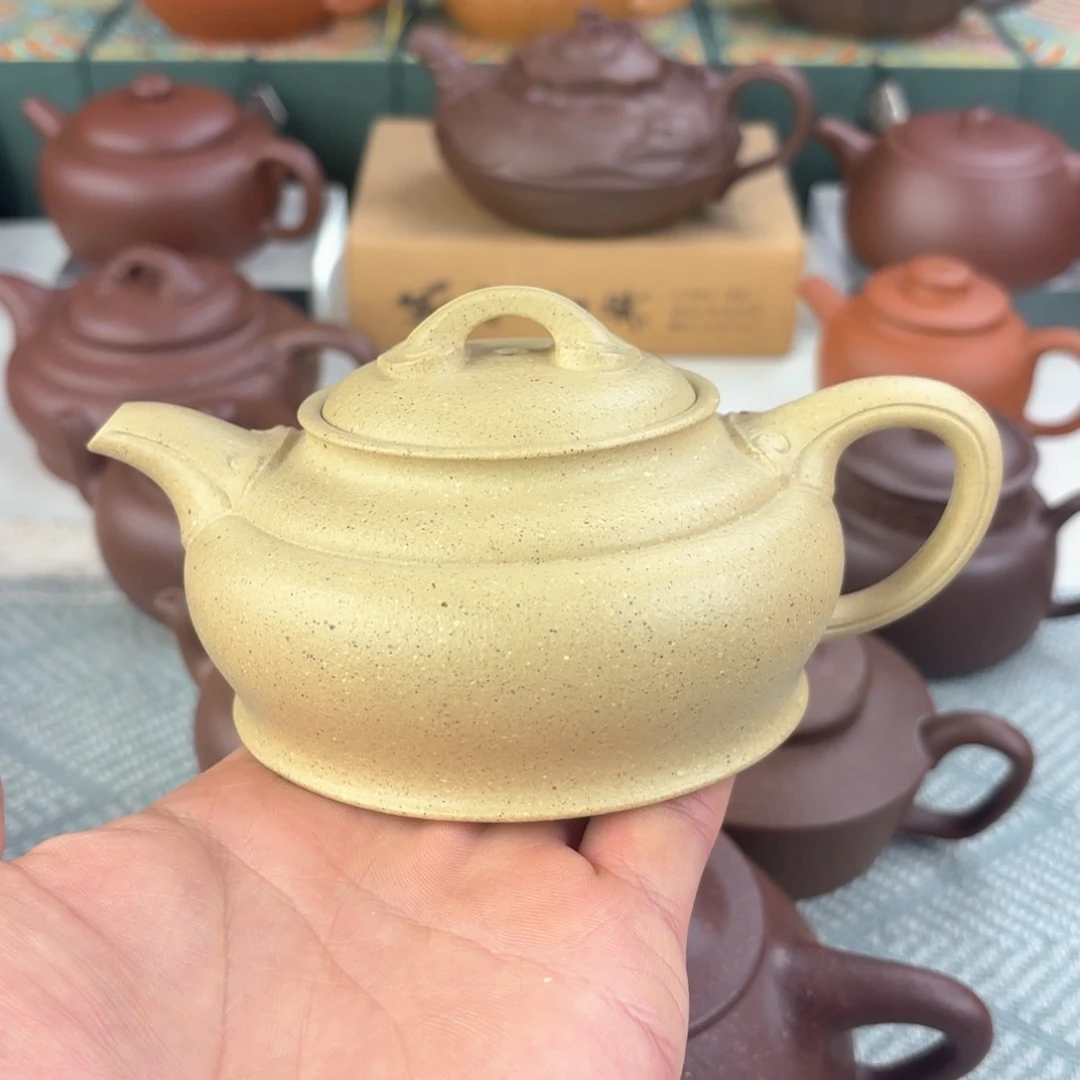 紫砂茶壶柿柿如意 绿泥 240cc