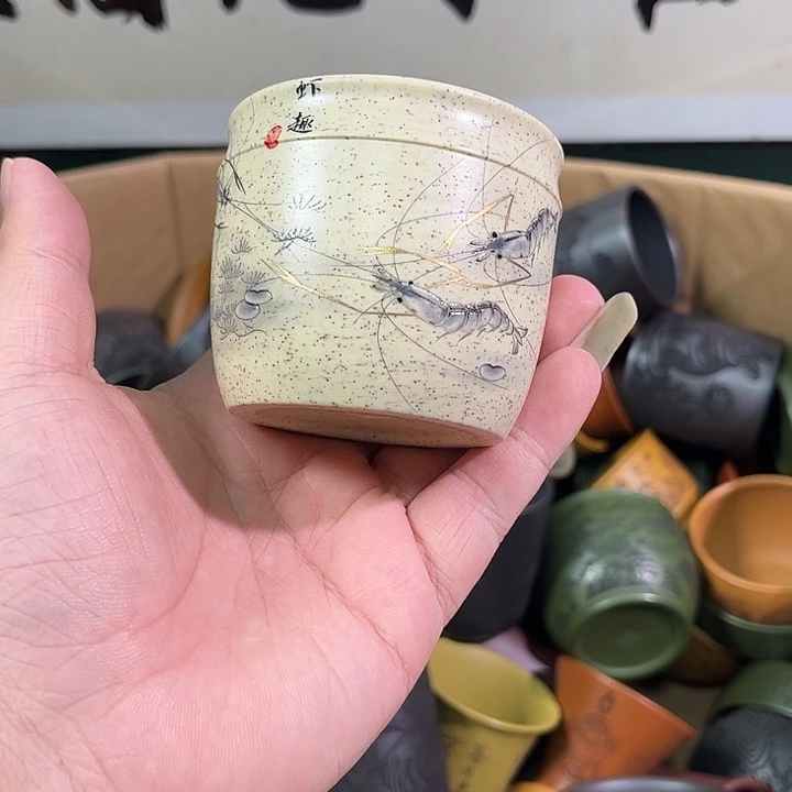 茶杯紫砂全手工紫砂主人杯