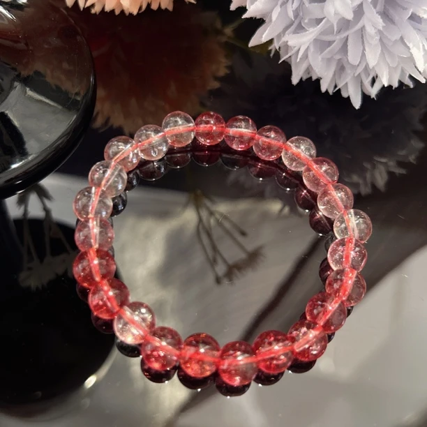 A877 卡8红草莓手串[多样性发一]