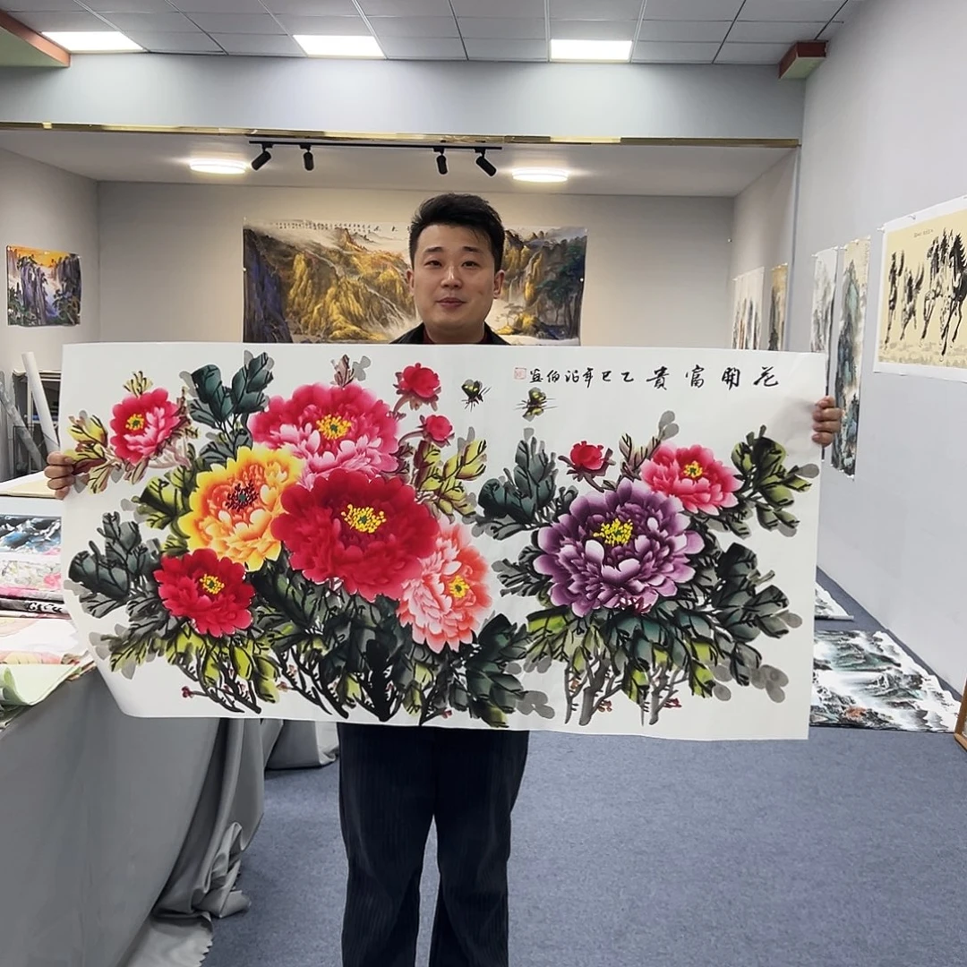 国画国画宣纸纯手绘作品