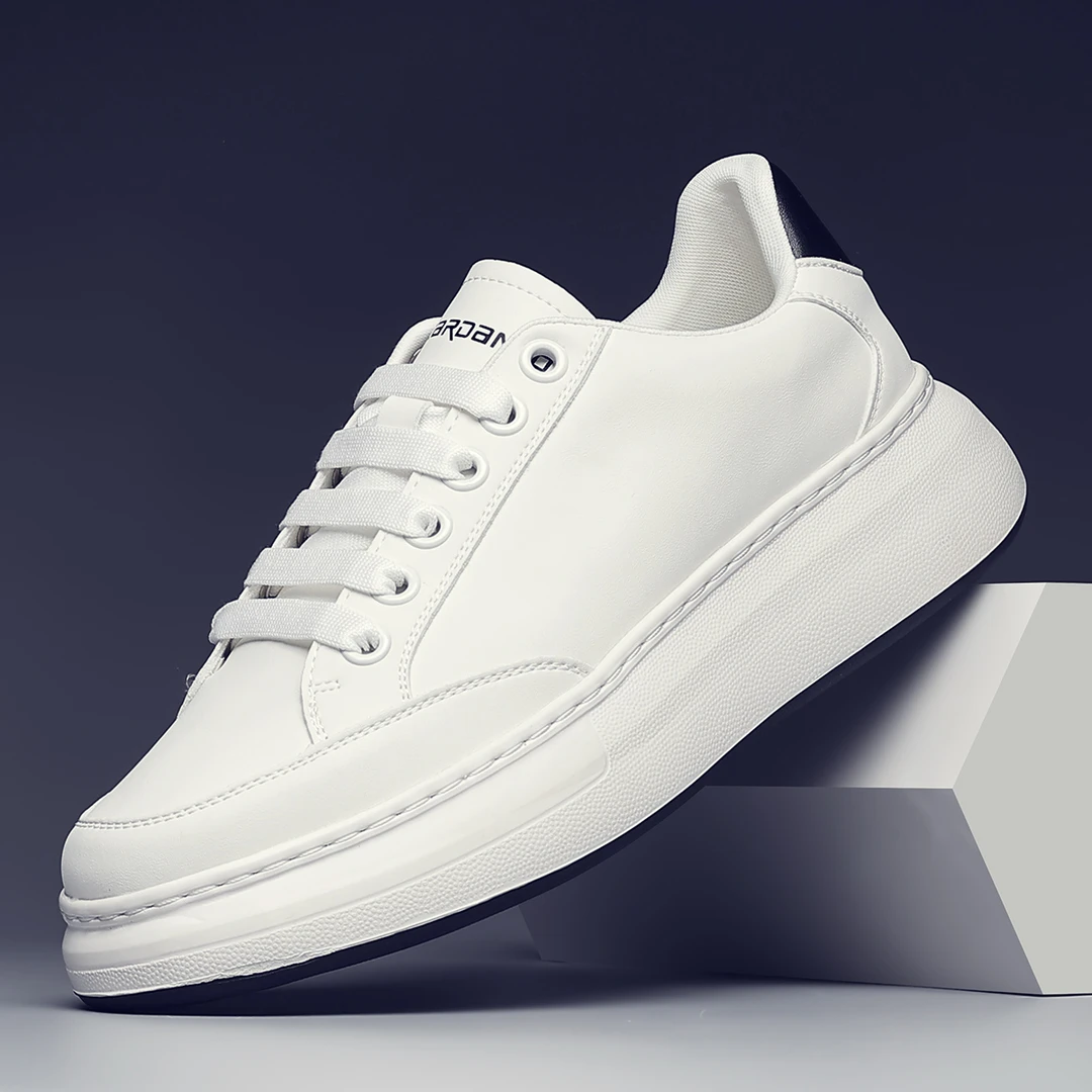 摩蓓2025春季新款男鞋百搭小白鞋男款时尚男士休闲鞋软底板鞋潮鞋