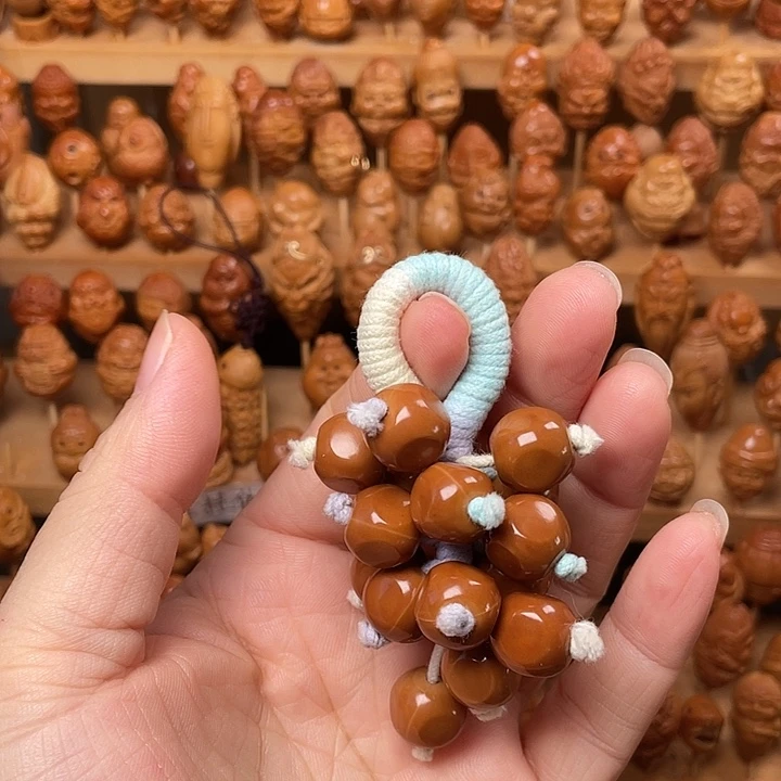 橄榄核手串/手链猴头核桃微瑕六方